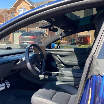 tesla model 3 interior detail and cleaned
