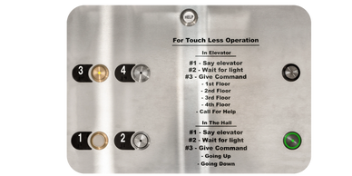 Hands Free Elevator Control Unit Sample