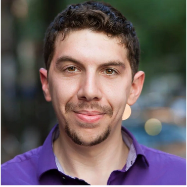 Co-founder Max Cohen, a comedian and copywriter. He's also a social media manager,