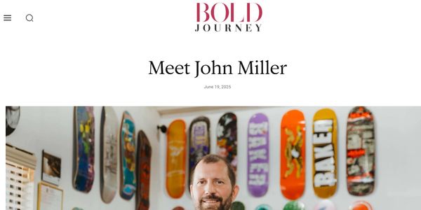 Thanks to the publication Bold Journey for highlighting my “Bold Journey”.