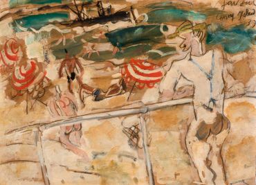 Gen Paul Coney Island Painting
