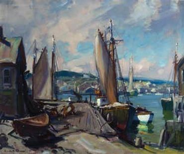 Emile Gruppe Oil Painting