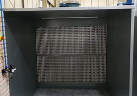 Spray Booth with lighting