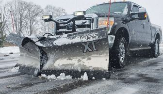 snow plowing and salting