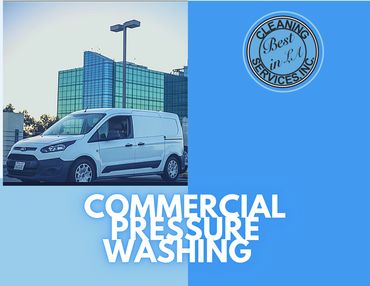 Commercial Pressure washing services. 