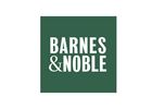 Barnes & Noble logo with white text on green background.