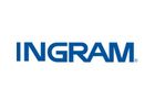 Blue Ingram logo on a white background.