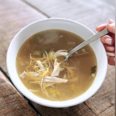 bone broth to nourish a new mama