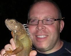 Chuck Annicelli and Green Iguana
