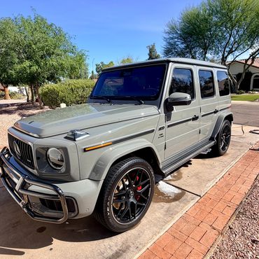 Finished luxury vehicle after a professional recurring maintenance detail by Attention 2 Detailing.