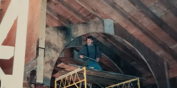 The construction of St. Paul Catholic Church.