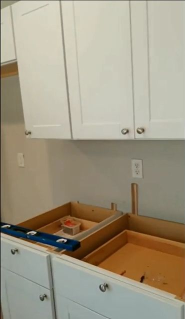 Right side of kitchen before counter tops