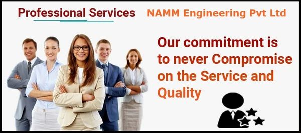 Professional business team showcasing commitment to service and quality.