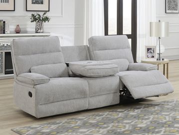 Ultimate comfort with lumbar support, a manual recliner, and padded armrests.