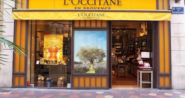 Occitante Geschäft in Südfrankreich Provence