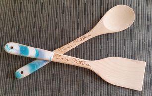 Customised Wooden Spoons Kitchen Gift