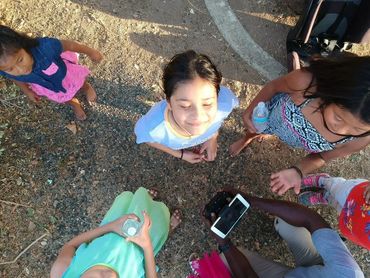 Kids are enjoying seeing Drone technology