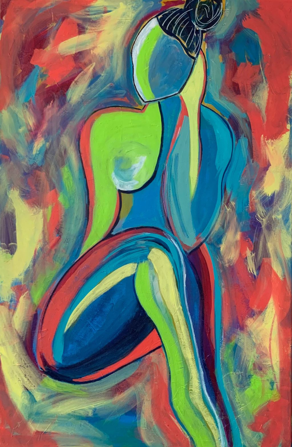 “Breast Cancer Series #18” 24”x36”