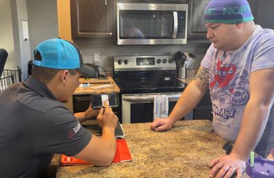 working with customer on claim