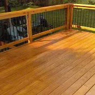 Wood Deck Sealed with Cabot's Australian Timber Oil.