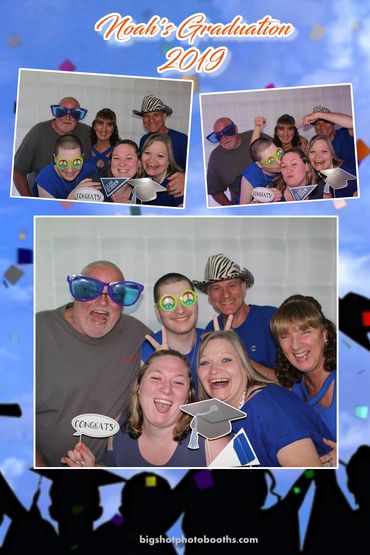 4x6 photo card from graduation party