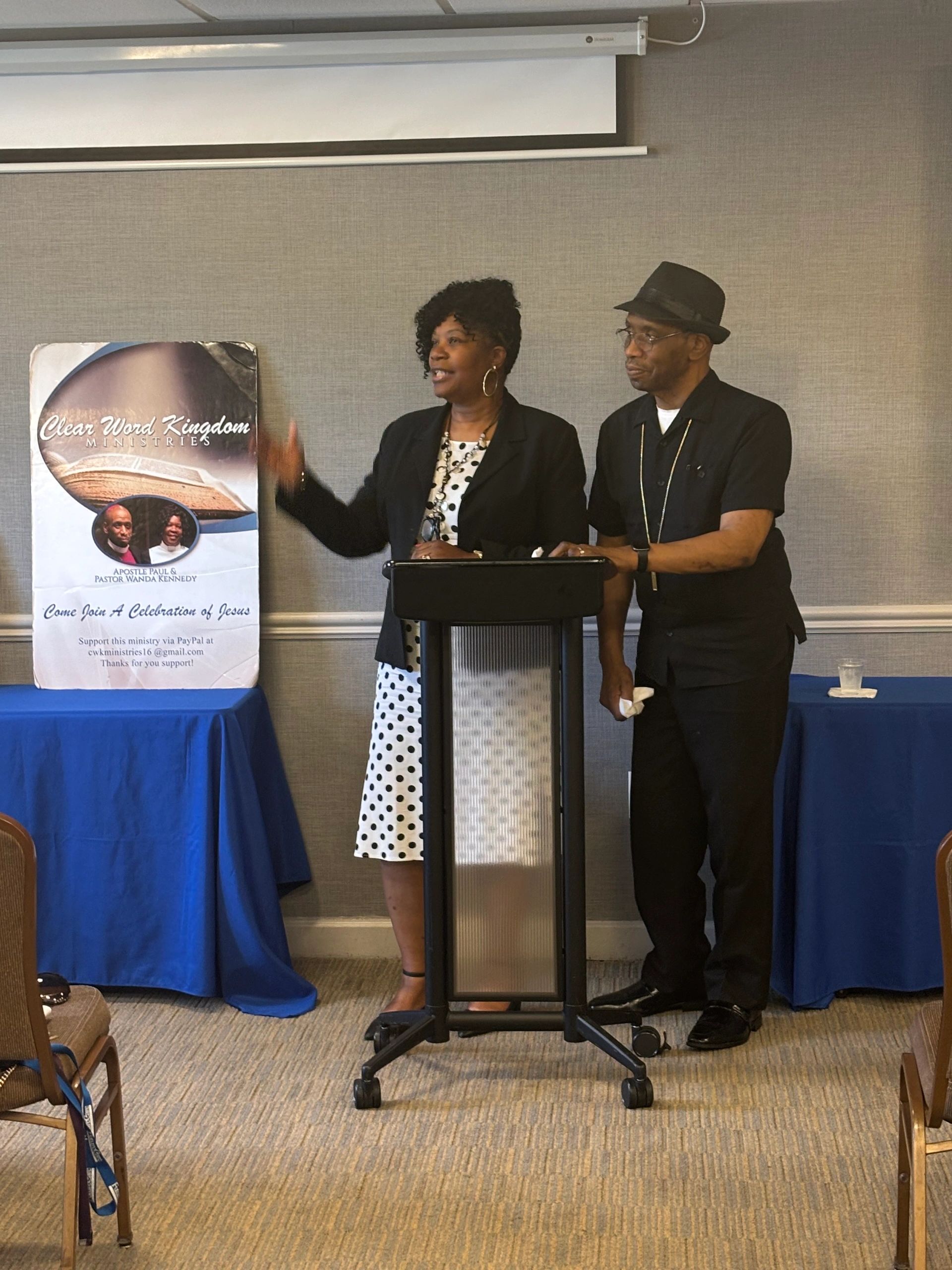 Our leaders. Pastor Wanda Kennedy & Apostle Paul Kennedy