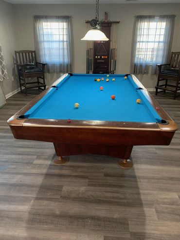 Simonis Tournament Blue 760 on a Brunswick Gold Crown III