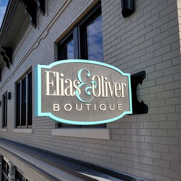 projecting signs, blade signs, hdu sign, dimensional sign