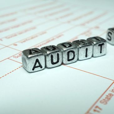 Audit letters to depict audit services.