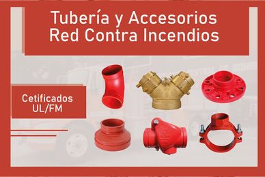 Tubería Red contra incendio, accesorios red contra incendio