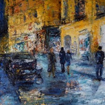 Moment in Time: Oil and palette knife