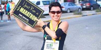 Half marathon runner