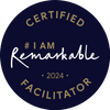 I Am Remarkable facilitator badge