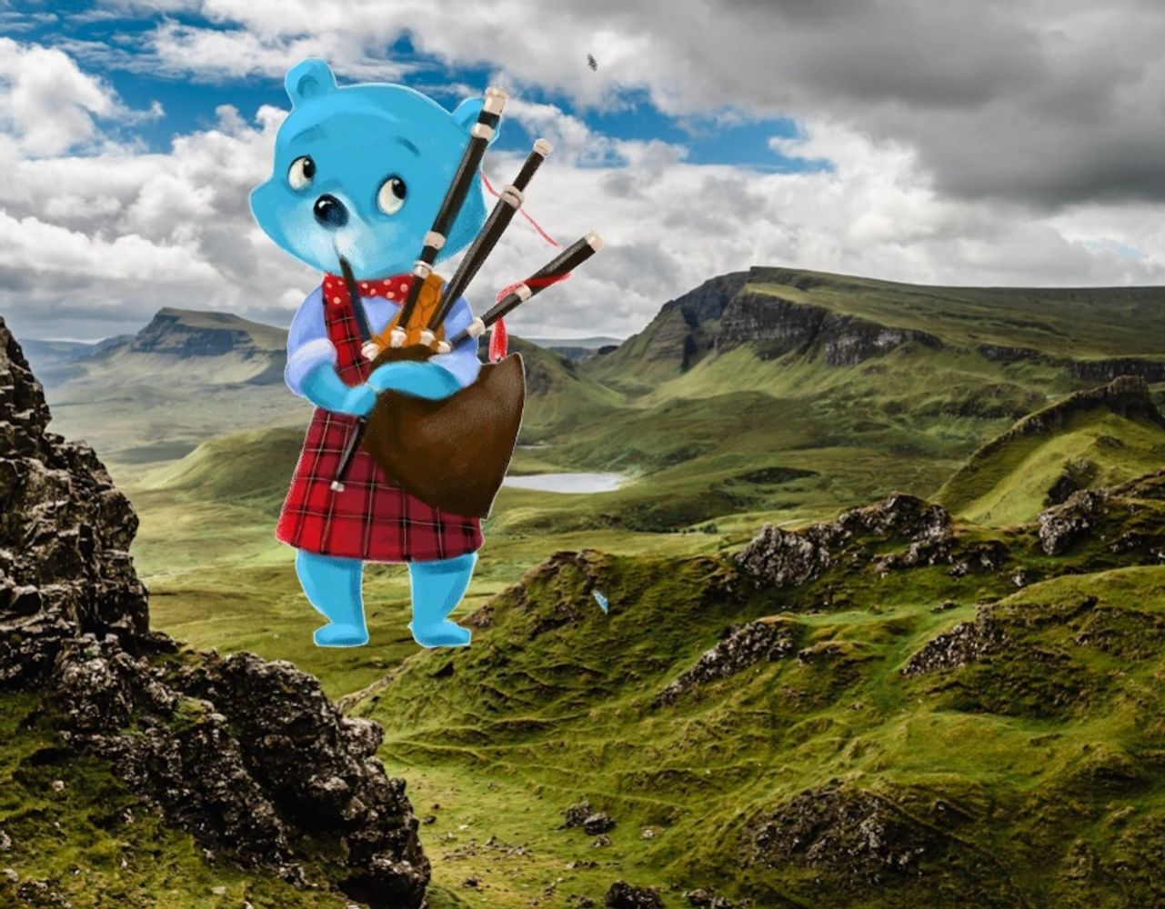 Jump in the Bearplane and head to bonnie Scotland!