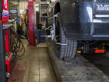 Front end alignment. Four wheel alignment. Laser alignment. Gearheads Garage. Bloomington, IL