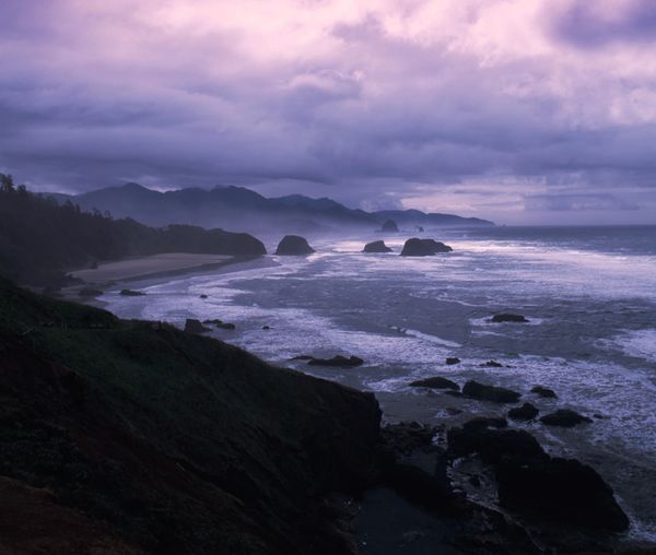 Pacific Coast, Oregon, Approaching Storm