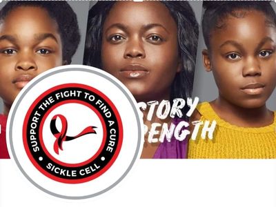 Three girls advocating for sickle cell awareness and cure.