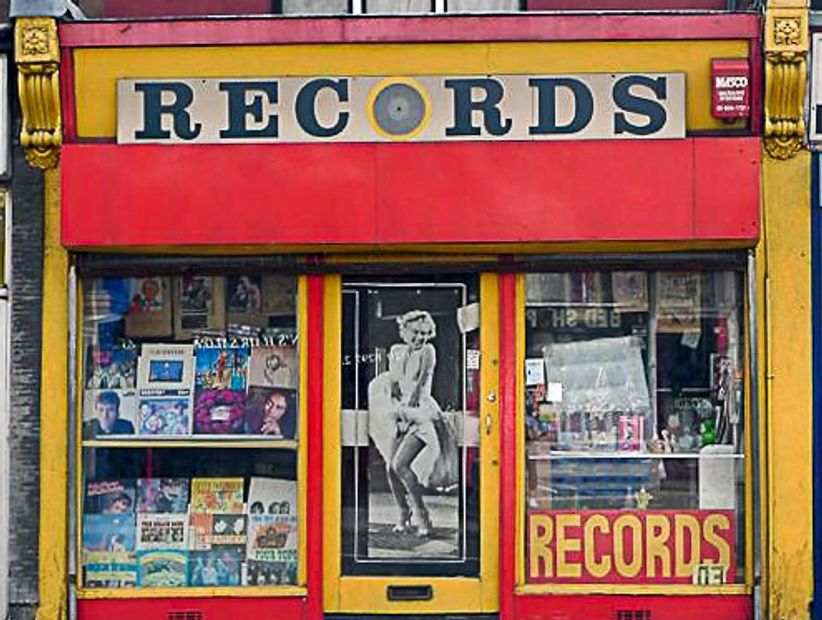 My first job in a record shop