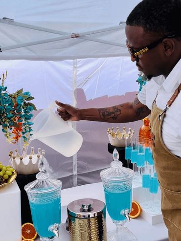 Man Mixing a Safe Water