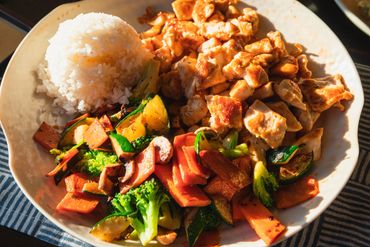 Sushi Monster teriyaki rice