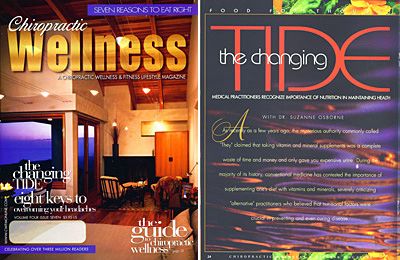 Dr. Suzy article Chiropractic wellness magazine