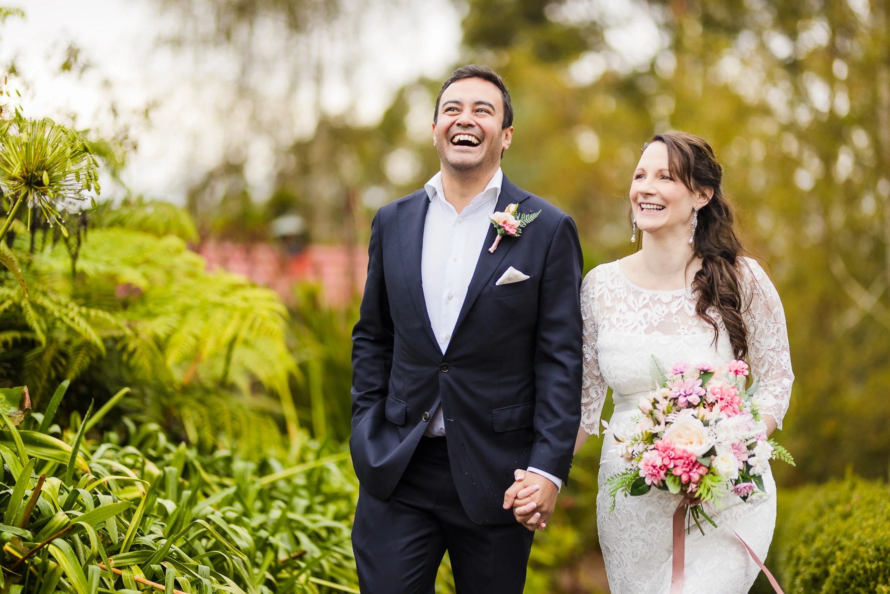 wedding photographer Melbourne, happy bride and groom