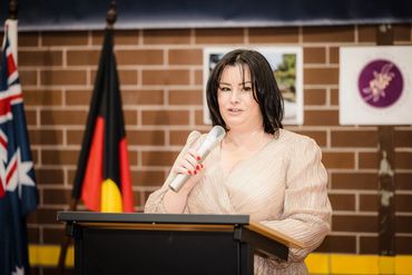 Corporate event photography Melbourne — keynote speaker