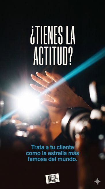 actitud paparatz es lo más importante