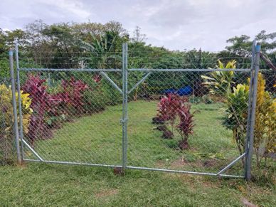 Chain Link Double Swing Gate