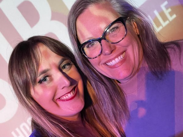 Brianna Westbrook and Arizona governor Katie Hobbs