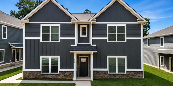310 N Jefferson St student townhome exterior, Bloomington IN