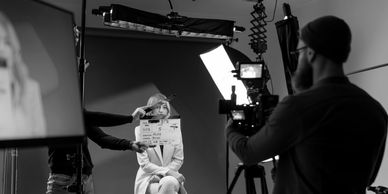 Cinematographer while shooting an ad film