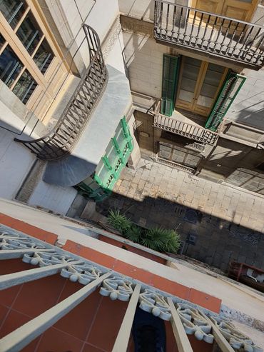 Barcelona, Gothic District, rear view from Zed and Sonya's flat