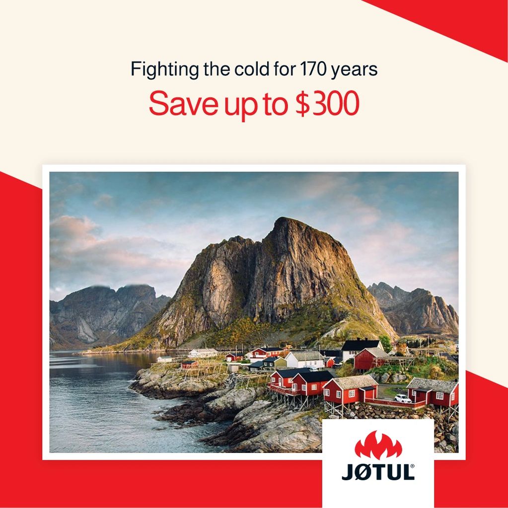 Don't let the summer heat slow you down. Save up to $300 off any Jøtul stove or fireplace insert sta